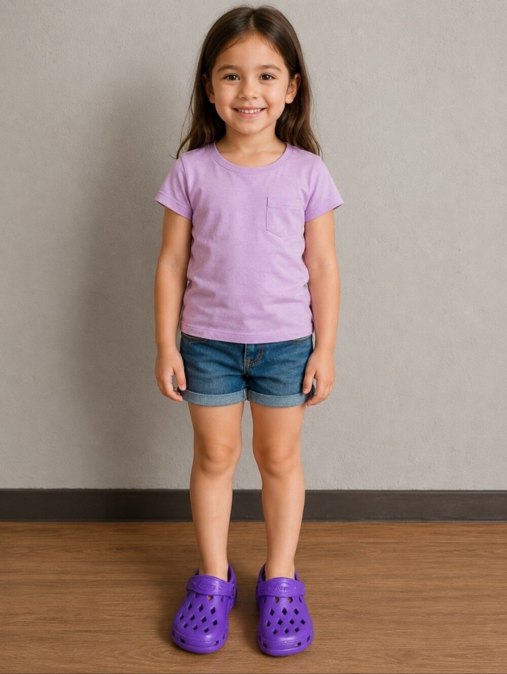 NOTHINZ Purple Child's Clog C12 Nwot